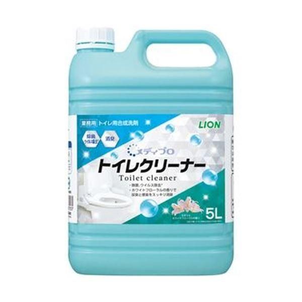 （まとめ）ライオン メディプロ トイレクリーナー5L 1本〔×5セット〕