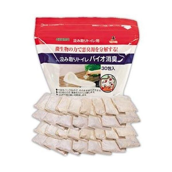 （まとめ）アズマ工業 汲み取りトイレ バイオ消臭20g/包 1パック（30包）〔×5セット〕