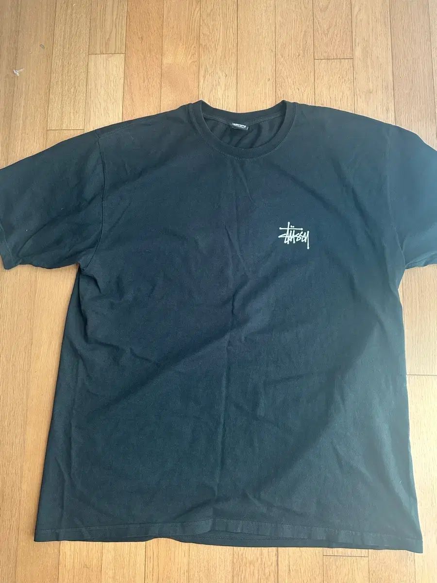 STUSSY ステューシー ベーシック PIGMENT ピグメント ダイド Tシャツ ブラック XL
