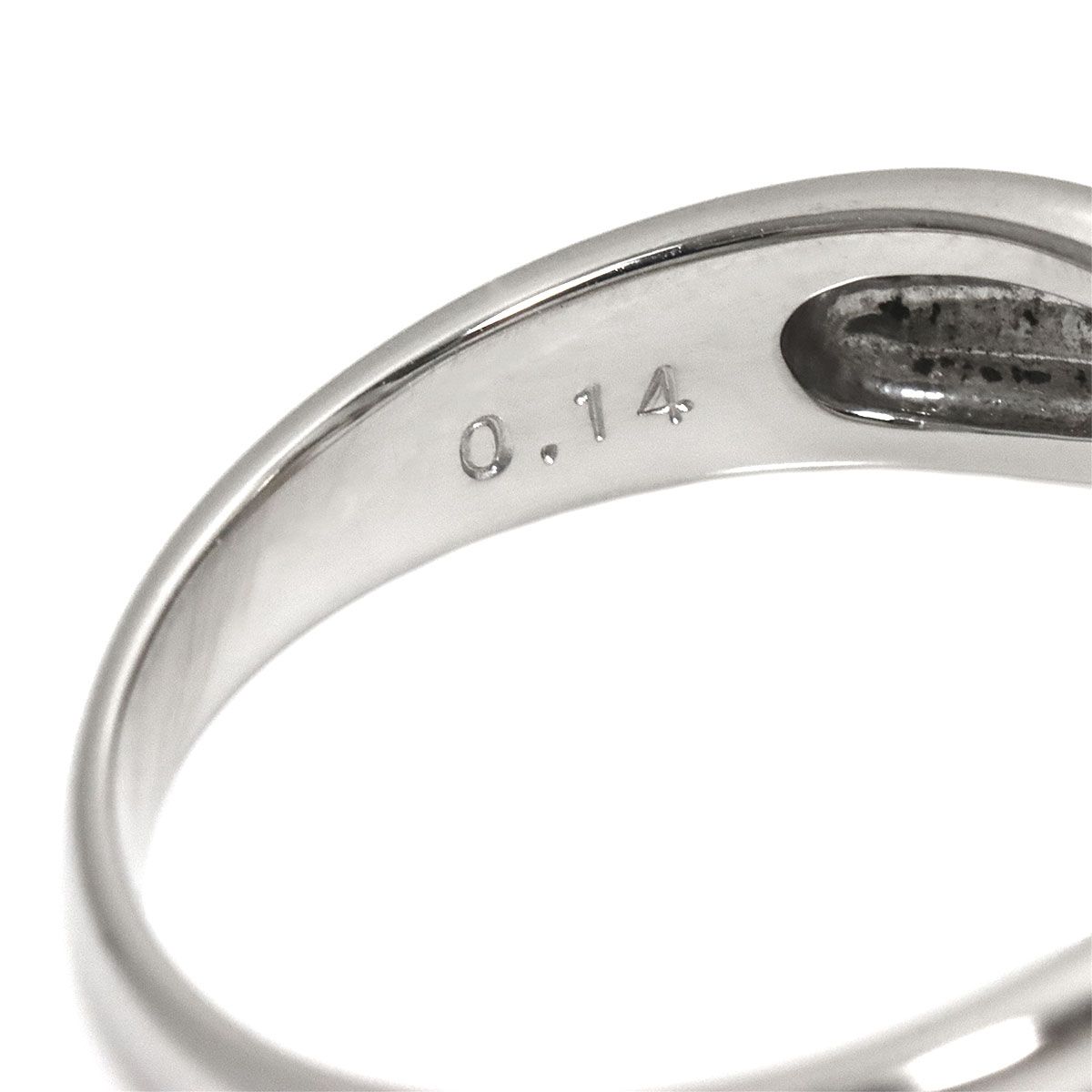 タサキ TASAKI 11.5号 リング アコヤ真珠 8.2mm ダイヤ 0.14ct Pt プラチナ パール 指輪 田崎真珠 Akoya Pearl Ring 90315819