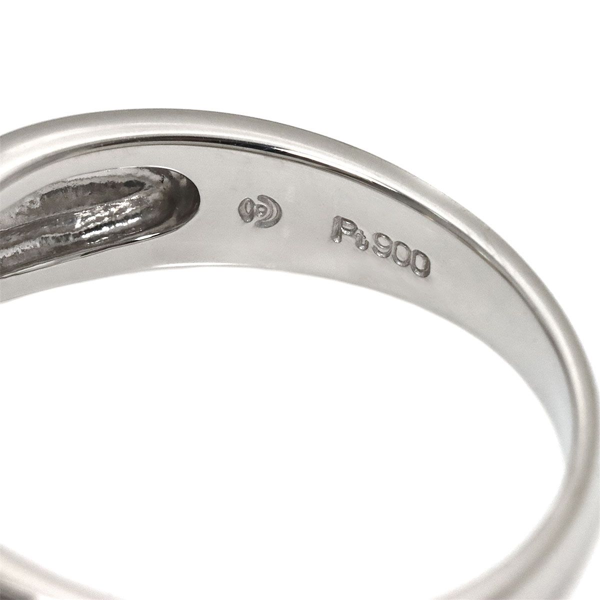 タサキ TASAKI 11.5号 リング アコヤ真珠 8.2mm ダイヤ 0.14ct Pt プラチナ パール 指輪 田崎真珠 Akoya Pearl Ring 90315819