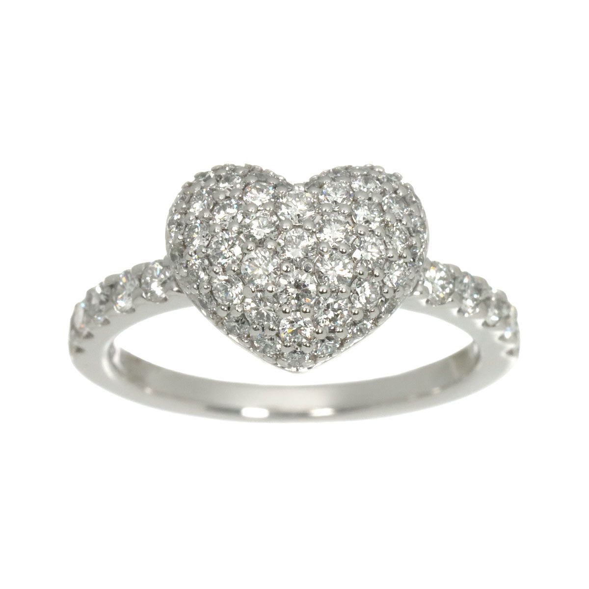 ポンテヴェキオ Ponte Vecchio 10号 リング ダイヤ 0.75ct K18 WG ホワイトゴールド 750 指輪 ハート Diamond Ring 90318407