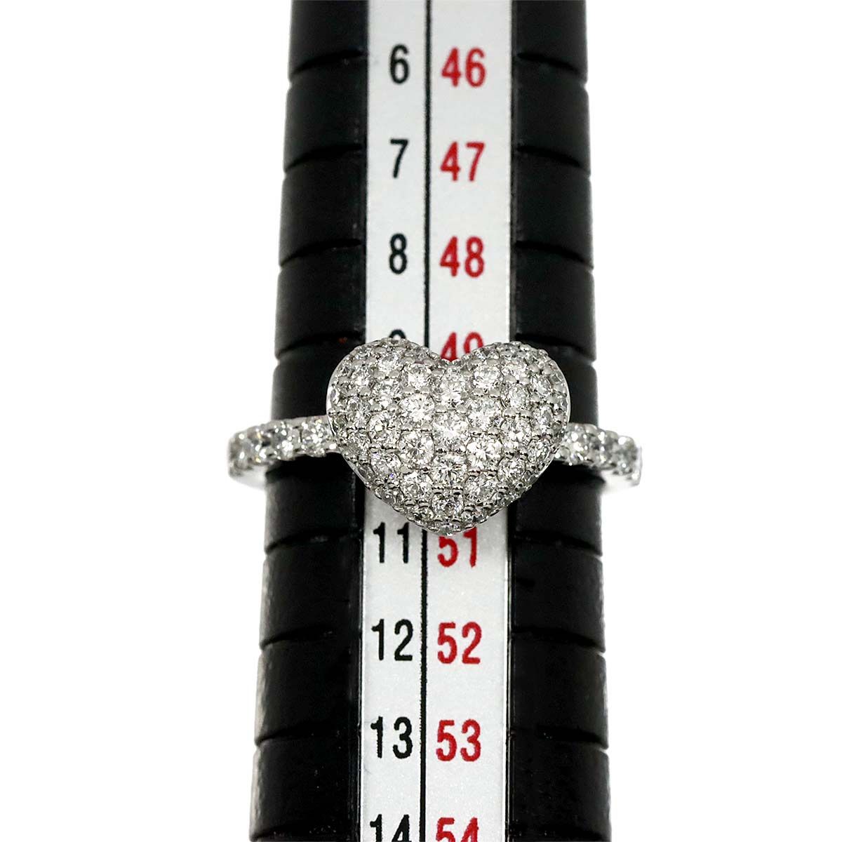 ポンテヴェキオ Ponte Vecchio 10号 リング ダイヤ 0.75ct K18 WG ホワイトゴールド 750 指輪 ハート Diamond Ring 90318407