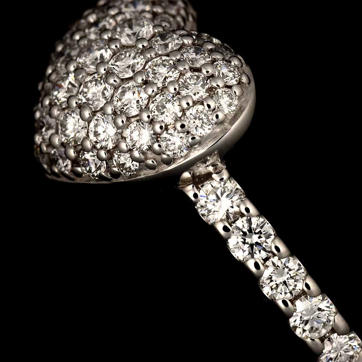 ポンテヴェキオ Ponte Vecchio 10号 リング ダイヤ 0.75ct K18 WG ホワイトゴールド 750 指輪 ハート Diamond Ring 90318407