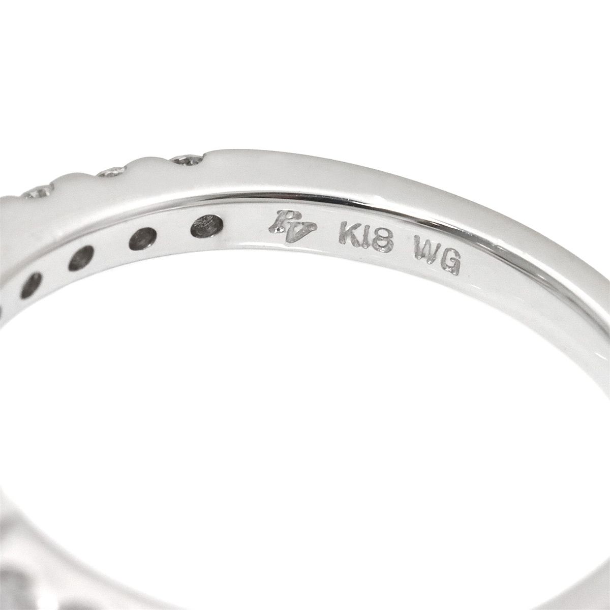 ポンテヴェキオ Ponte Vecchio 10号 リング ダイヤ 0.75ct K18 WG ホワイトゴールド 750 指輪 ハート Diamond Ring 90318407