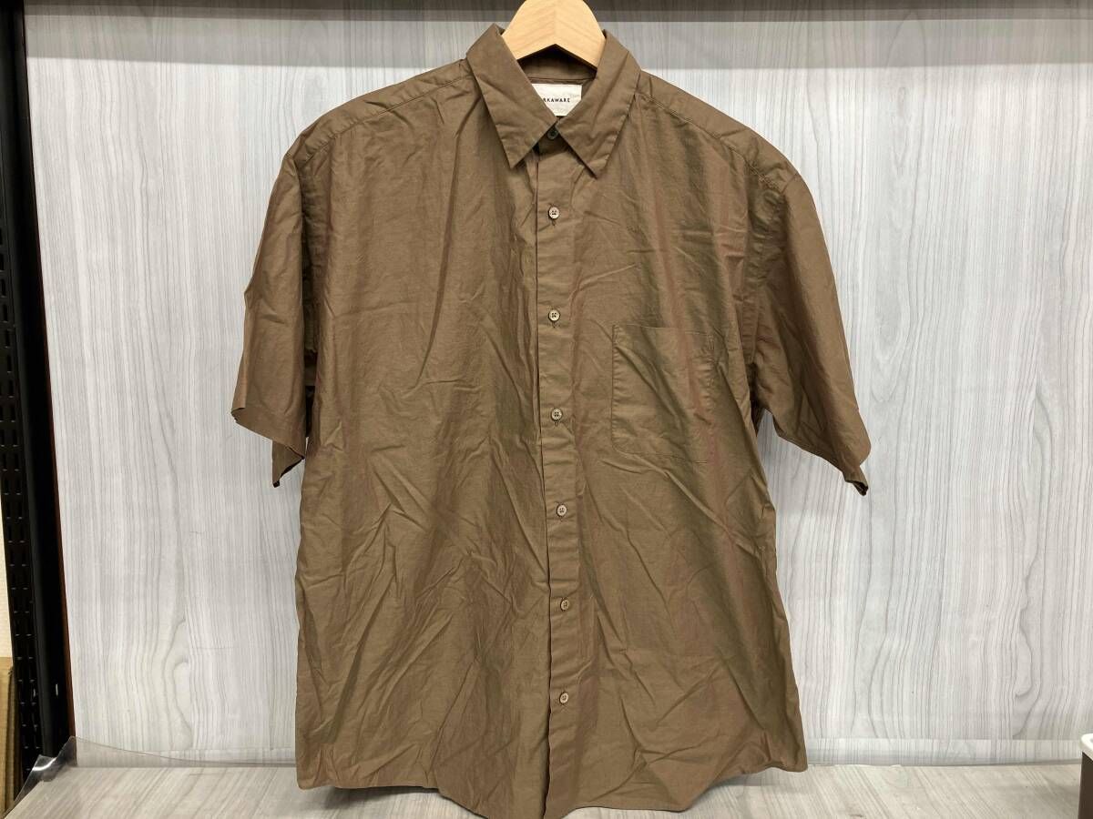 MARKAWARE A22A-10SH1C マーカウェア 半袖シャツ ブラウン系 コットン メンズ サイズ1 日本製