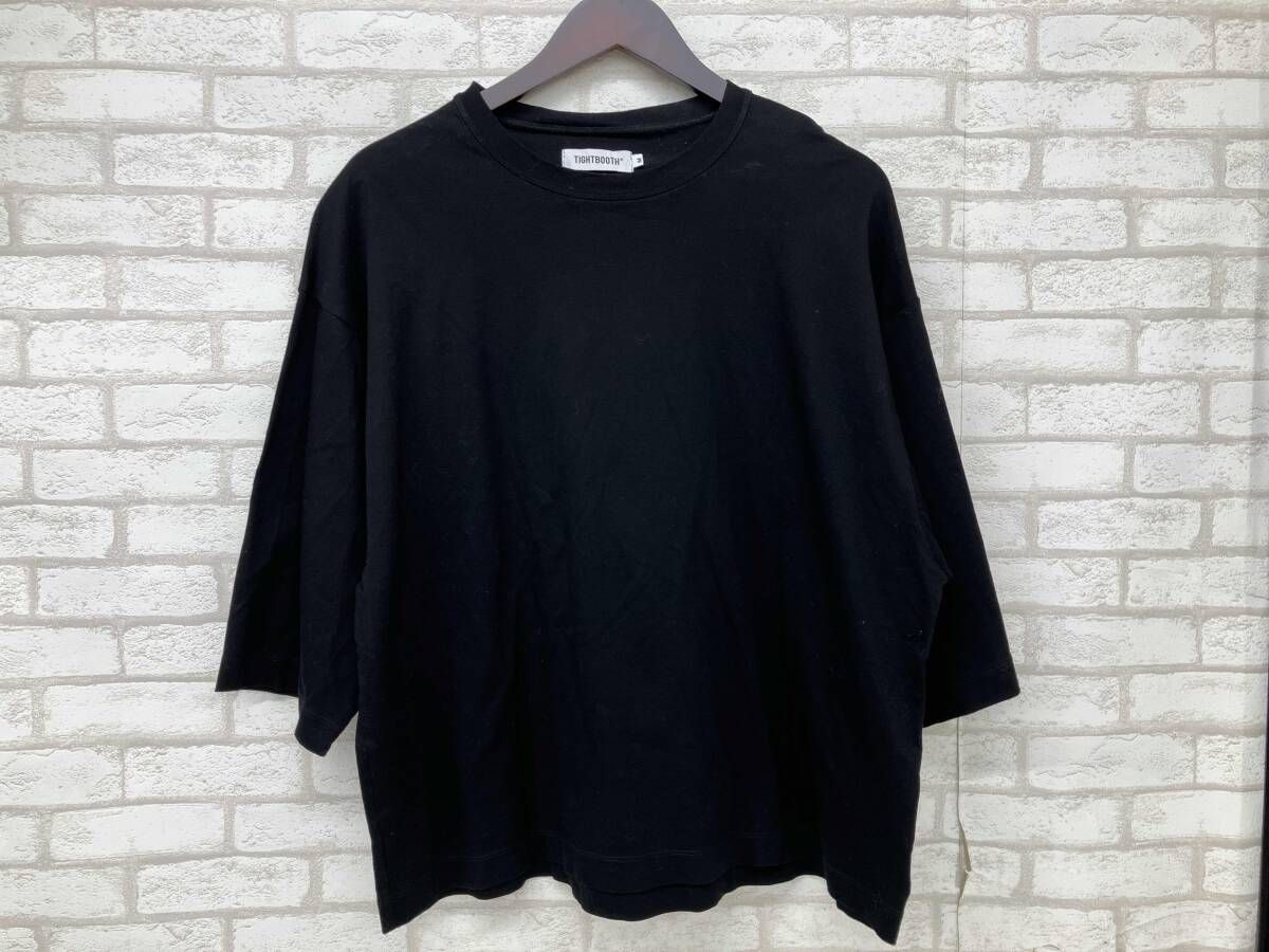 TIGHT BOOTH タイトブース 半袖Tシャツ カットソー ブラック 無地 コットン メンズ M 日本製 4,956円