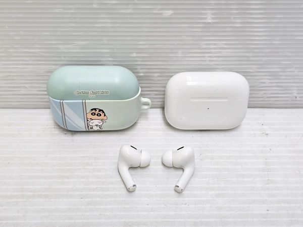 【中古品】 アップル Apple AirPods Pro 第2世代 A2968 MTJV3J/A USB-C対応モデル ケースカバー付き ホワイト ○YR-20002○