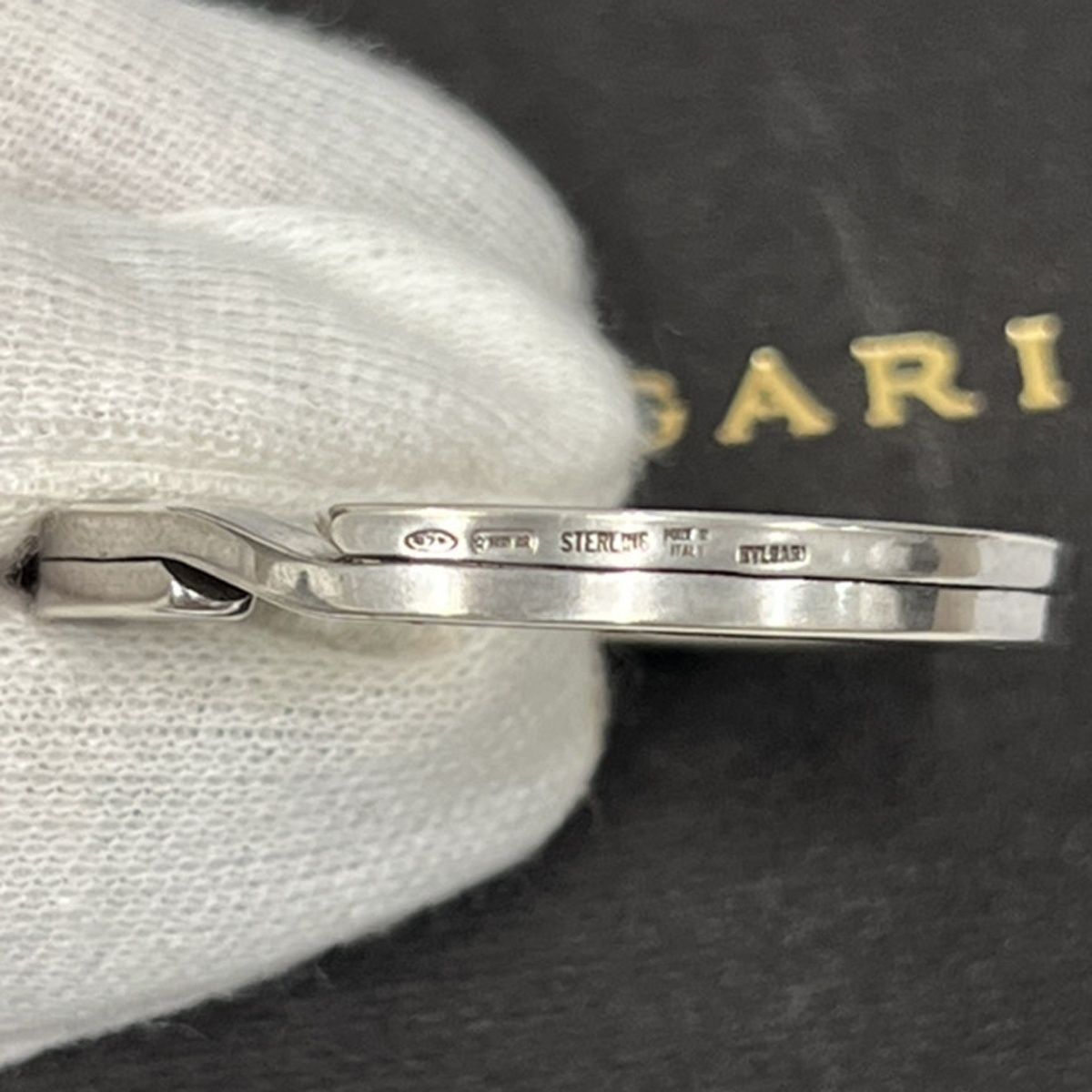 ブルガリ・ブルガリ キーリング【正規品】スターリングシルバー製 BVLGARI ブルガリ キーリング シルバー 925 スターリング 01BS434