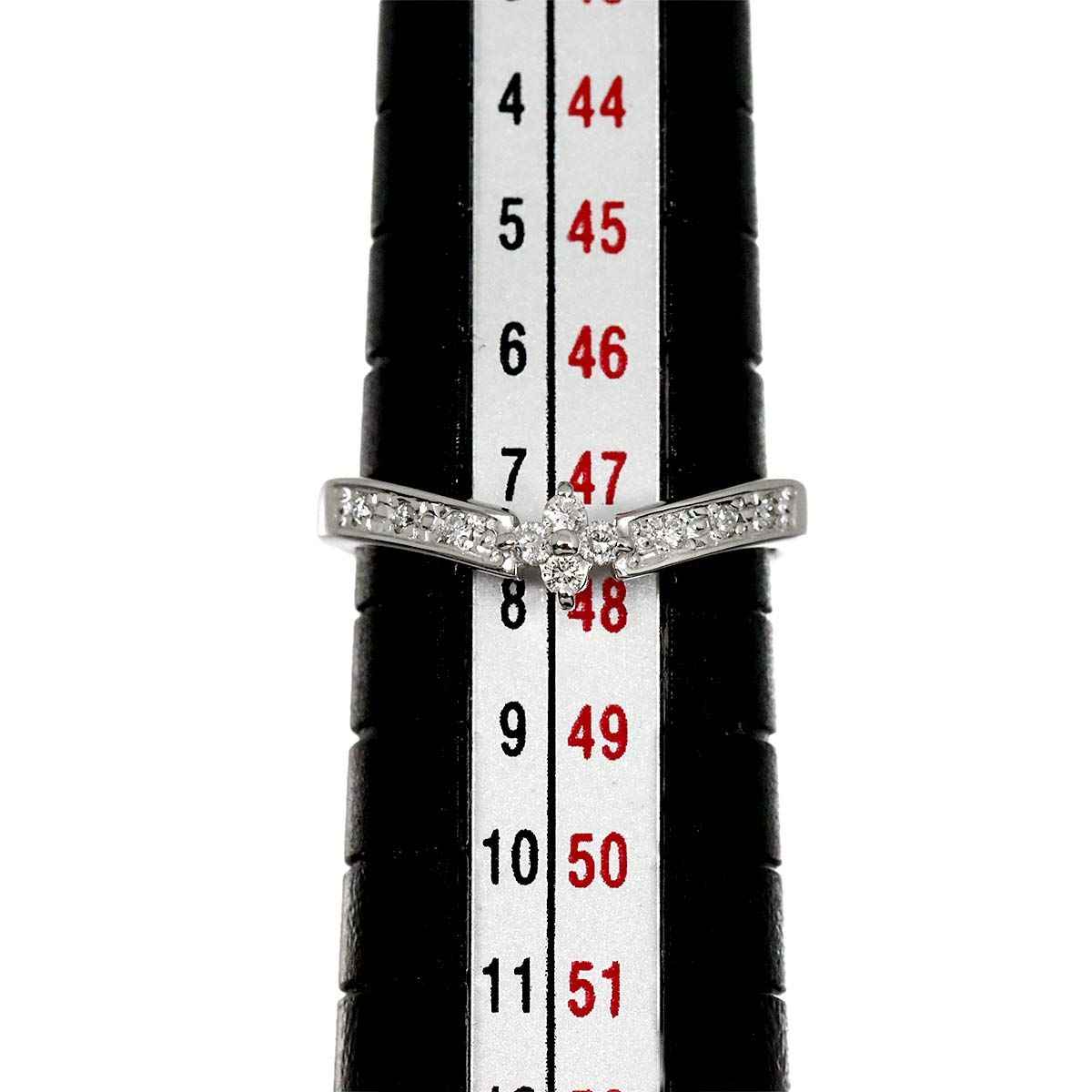 ヴァンドーム青山 Vendome Aoyama 7.5号 リング ダイヤ K18 WG ホワイトゴールド 750 指輪 Diamond Ring 90318980