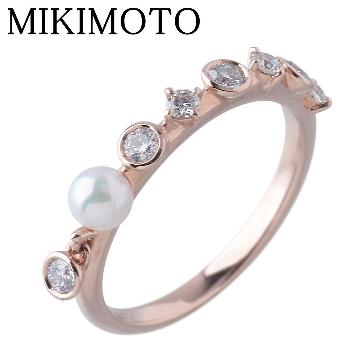 ミキモト 新品仕上げ済 MIKIMOTO ミキモト リング パール Pt900 