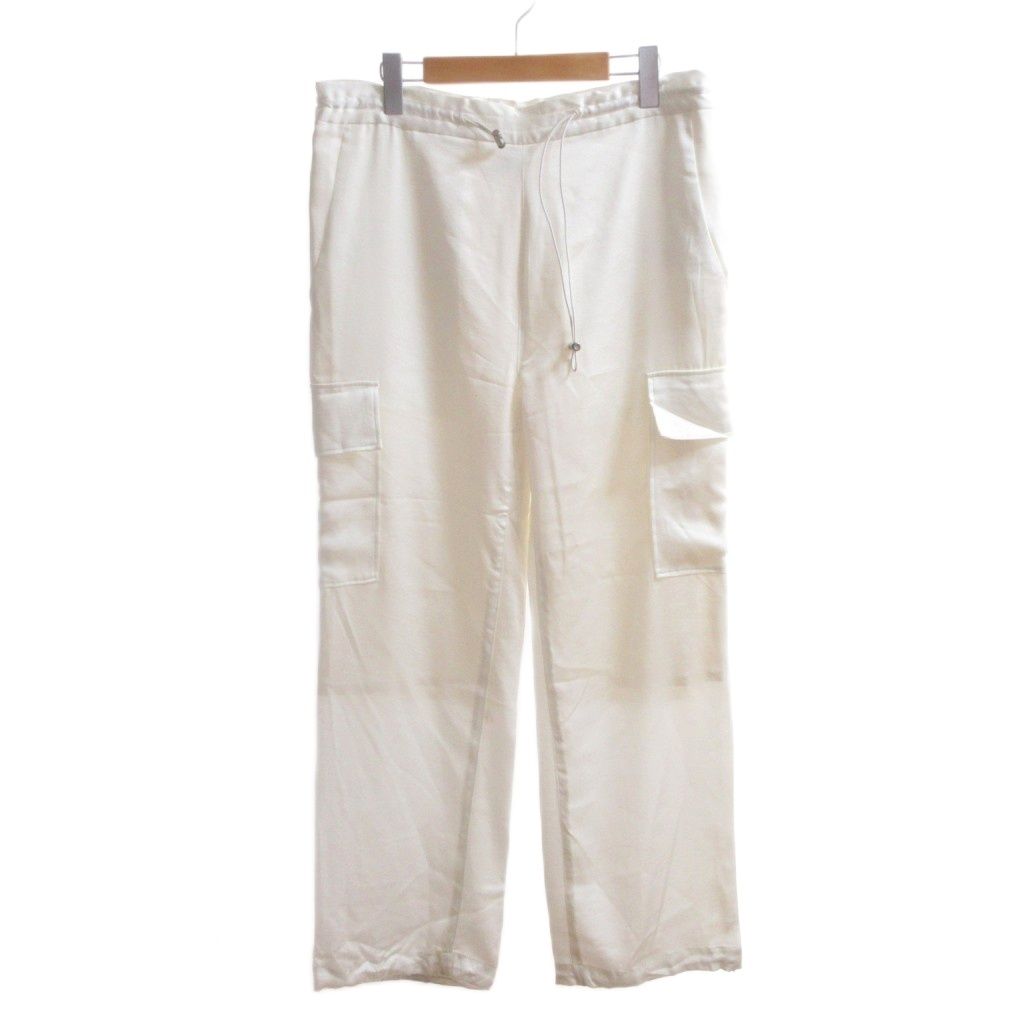 アレッジ ALLEGE 23AW Cargo Pants ホワイト AL23S-FPT03A 1 イージー ワイドストレート/HW