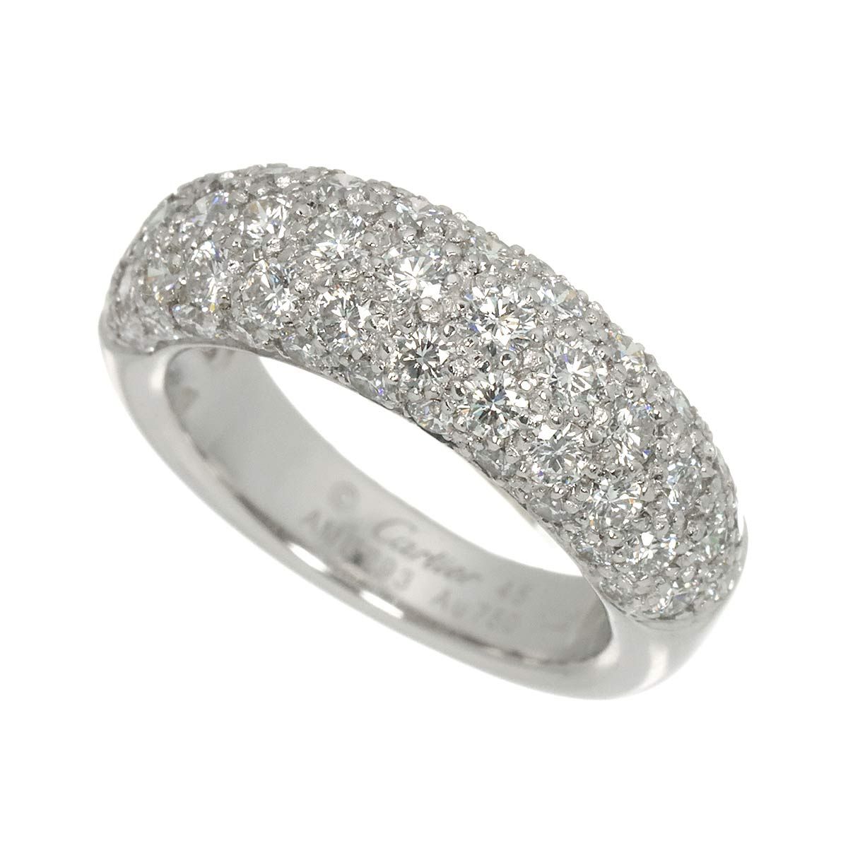 カルティエ Cartier ミミスター #45 リング パヴェ ダイヤ K18 WG ホワイトゴールド 750 指輪 Diamond Ring 90319338 カルティエ Cartier ミミスター #45 リング パヴェ ダイヤ K18 WG ホワイトゴールド 750 指輪 Diamond Ring 90319338
