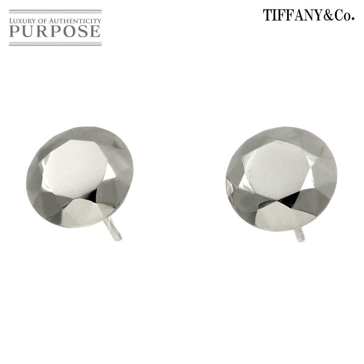 ティファニー TIFFANY&CO. ファセット ピアス Pt プラチナ Earrings Pierced 90319501
