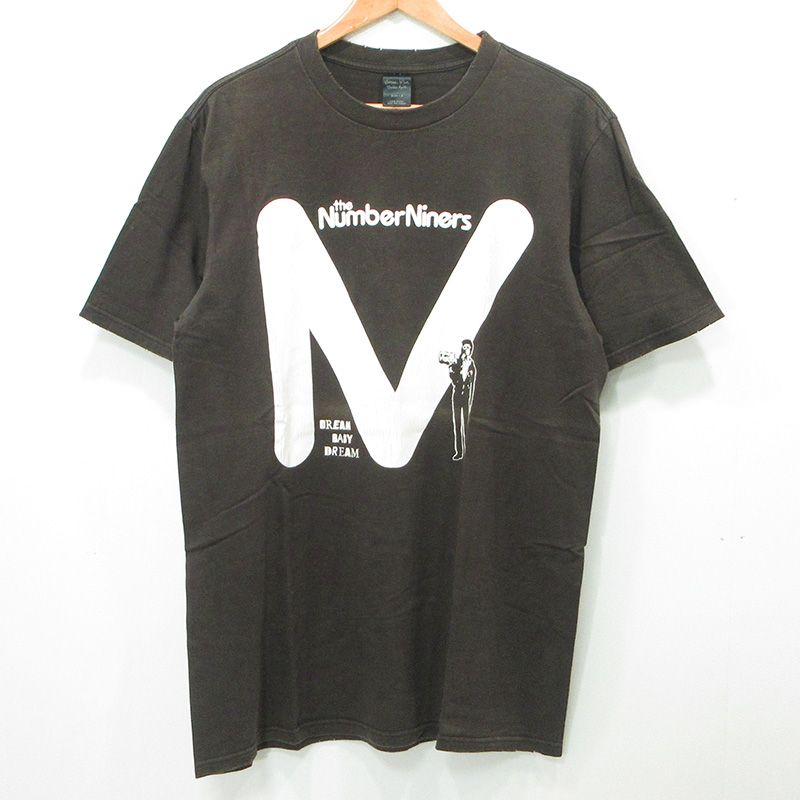 【三重本店】 中古 NUMBER(N)INE | ナンバーナイン DREAM期 USED加工Nロゴ半袖Tシャツ ダメージ加工 ブラウン サイズ：5 【104】