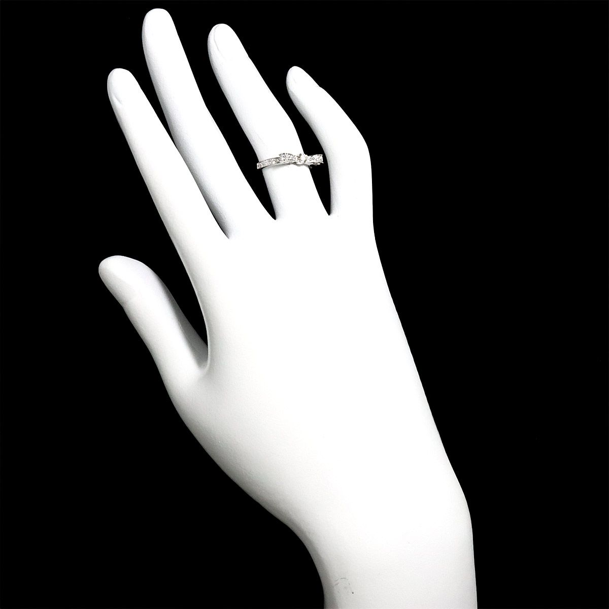 シャネル CHANEL リュバン ドゥ #48 リング ダイヤ スモール K18 WG ホワイトゴールド 750 指輪 Ruban Ring 90319909