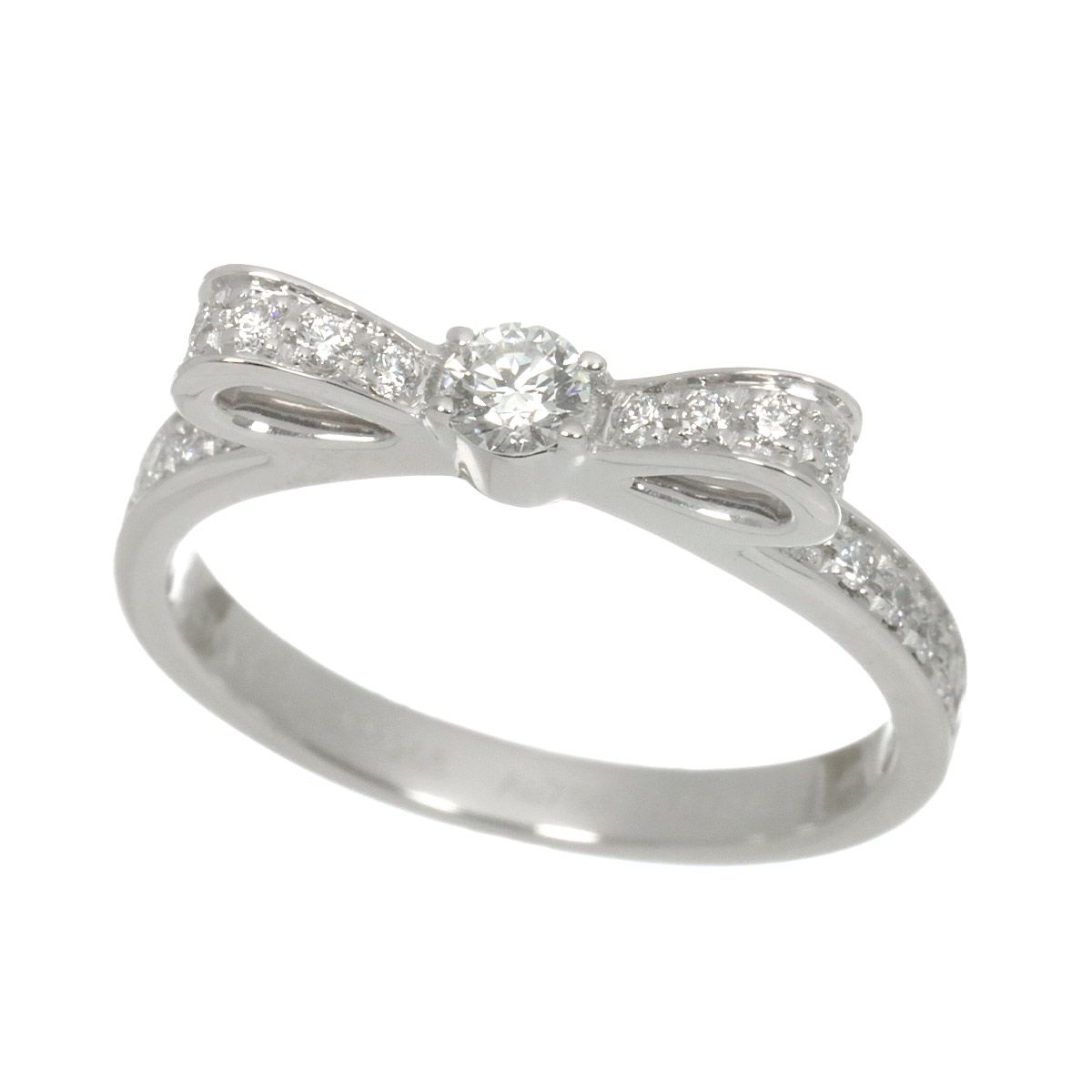シャネル CHANEL リュバン ドゥ #48 リング ダイヤ スモール K18 WG ホワイトゴールド 750 指輪 Ruban Ring 90319909