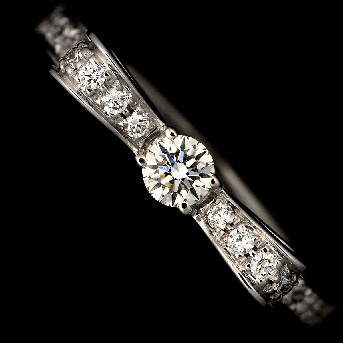 シャネル CHANEL リュバン ドゥ #48 リング ダイヤ スモール K18 WG ホワイトゴールド 750 指輪 Ruban Ring 90319909