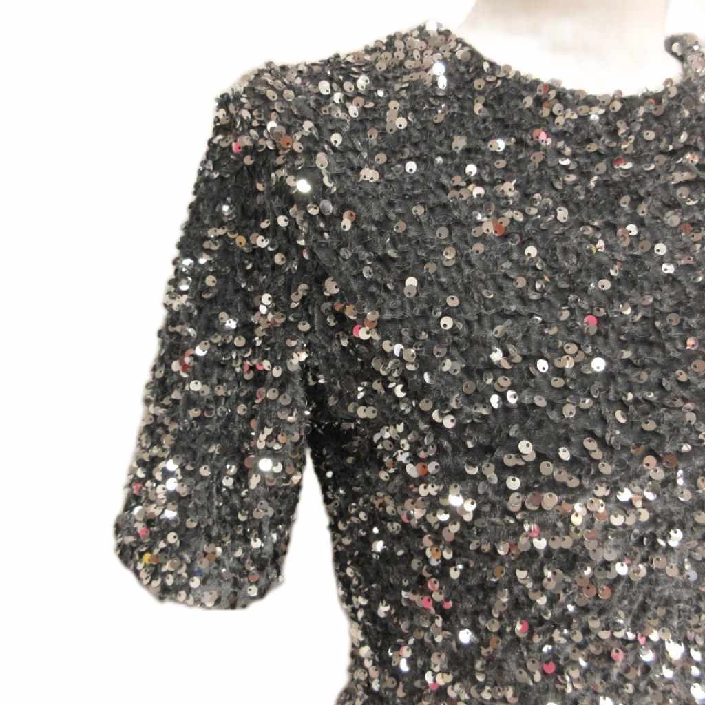 レクト RECTO 美品 TWINKLE SEQUIN JERSEY TOP カットソー スパンコール ドゥーズィエムクラス取扱 レクト RECTO 美品 TWINKLE SEQUIN JERSEY TOP カットソー スパンコール ドゥーズィエムクラス取扱