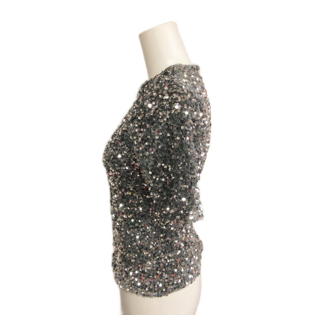 レクト RECTO 美品 TWINKLE SEQUIN JERSEY TOP カットソー スパンコール ドゥーズィエムクラス取扱 レクト RECTO 美品 TWINKLE SEQUIN JERSEY TOP カットソー スパンコール ドゥーズィエムクラス取扱