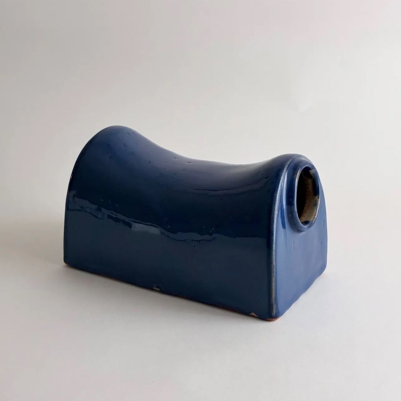 枕　陶器　瑠璃　古道具
