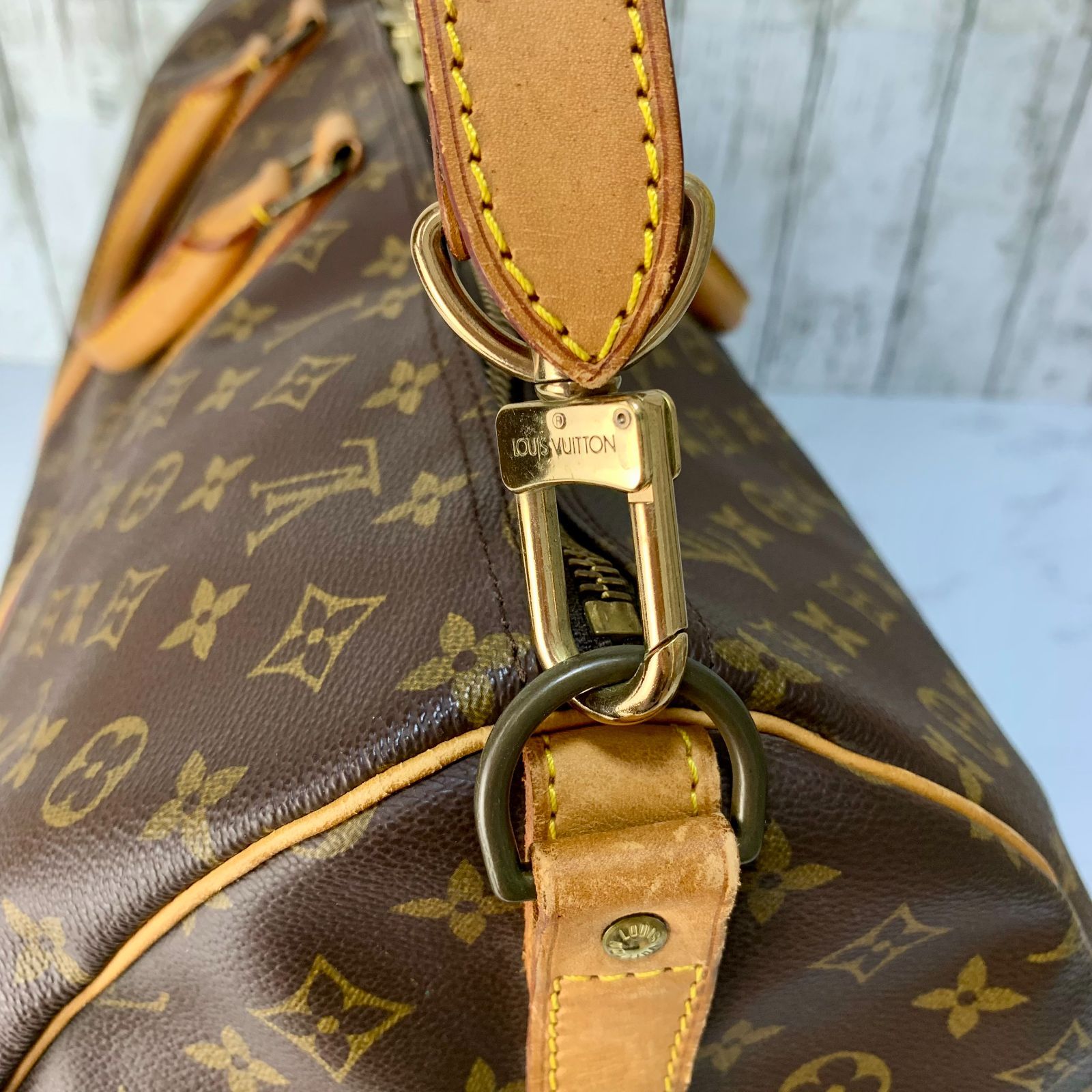 LOUIS VUITTON キーポル・バンドリエール 60 モノグラム ボストン 