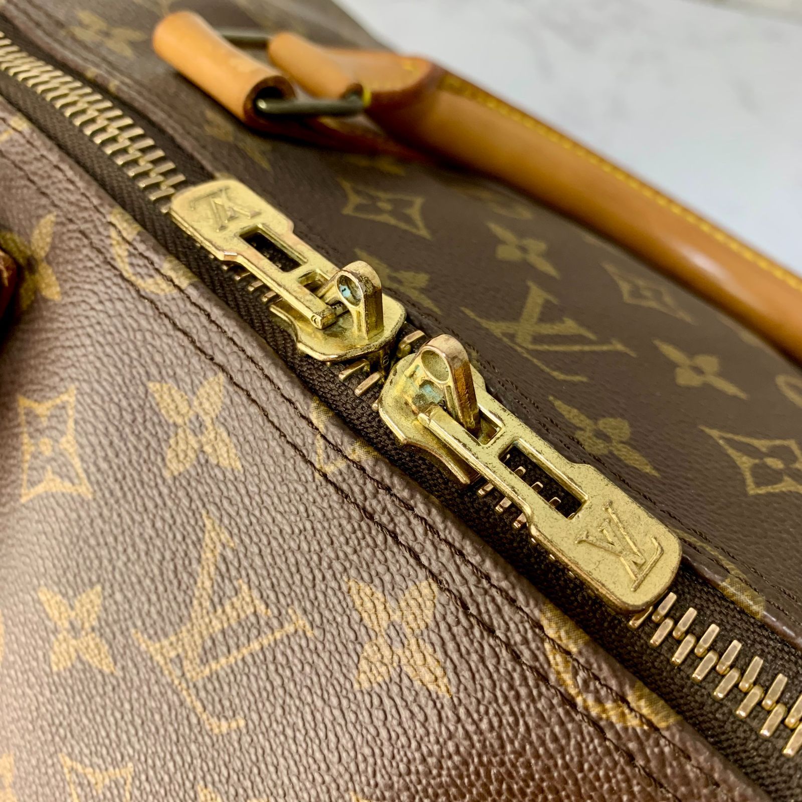 LOUIS VUITTON キーポル・バンドリエール 60 モノグラム ボストン 