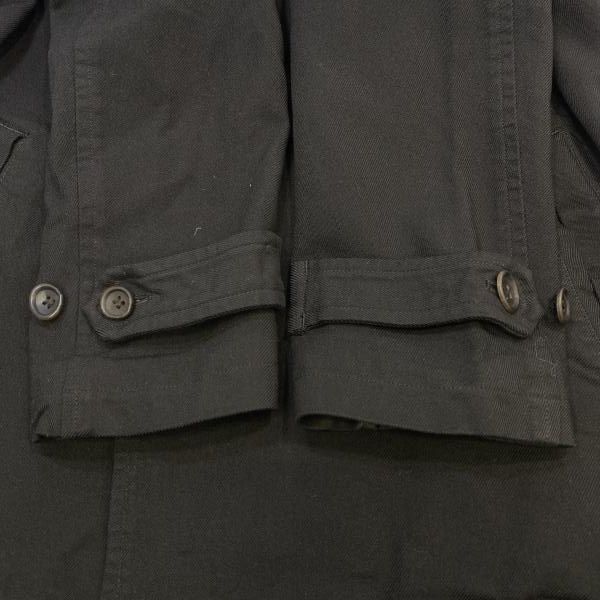 中古】COMME des GARCONS 08AW ポリ縮Pコート サイズS