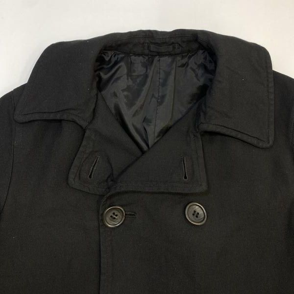 中古】COMME des GARCONS 08AW ポリ縮Pコート サイズS