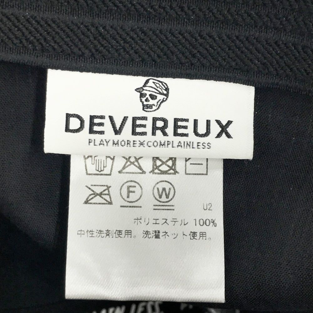 DEVEREUX GOLF デヴァローゴルフ キャップ ブラック系 0025 [240101683885] ゴルフウェア ストスト