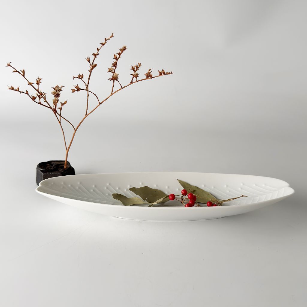 ドイツ Rosenthal ローゼンタール Tapio Wirkkala タピオ・ヴィルカラ プレート 英国 ヴィンテージ 食器 深皿 陶器 79162