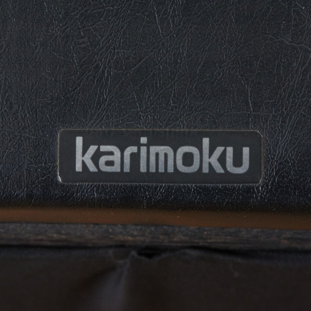 カリモク60 Kチェア 1シーター スタンダードブラック ヴィンテージ スタイル シングルソファ ラウンジチェア ソファ karimoku 96239 カリモク60 Kチェア 1シーター スタンダードブラック ヴィンテージ スタイル シングルソファ ラウンジチェア ソファ karimoku 96239