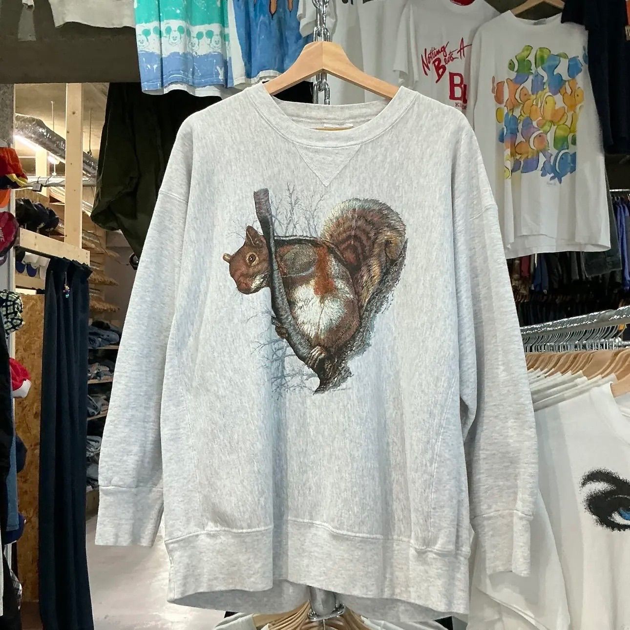 90s DISCUS Animal Sweat ディスカス リバースウィーブ タイプ アニマル 動物 スウェット