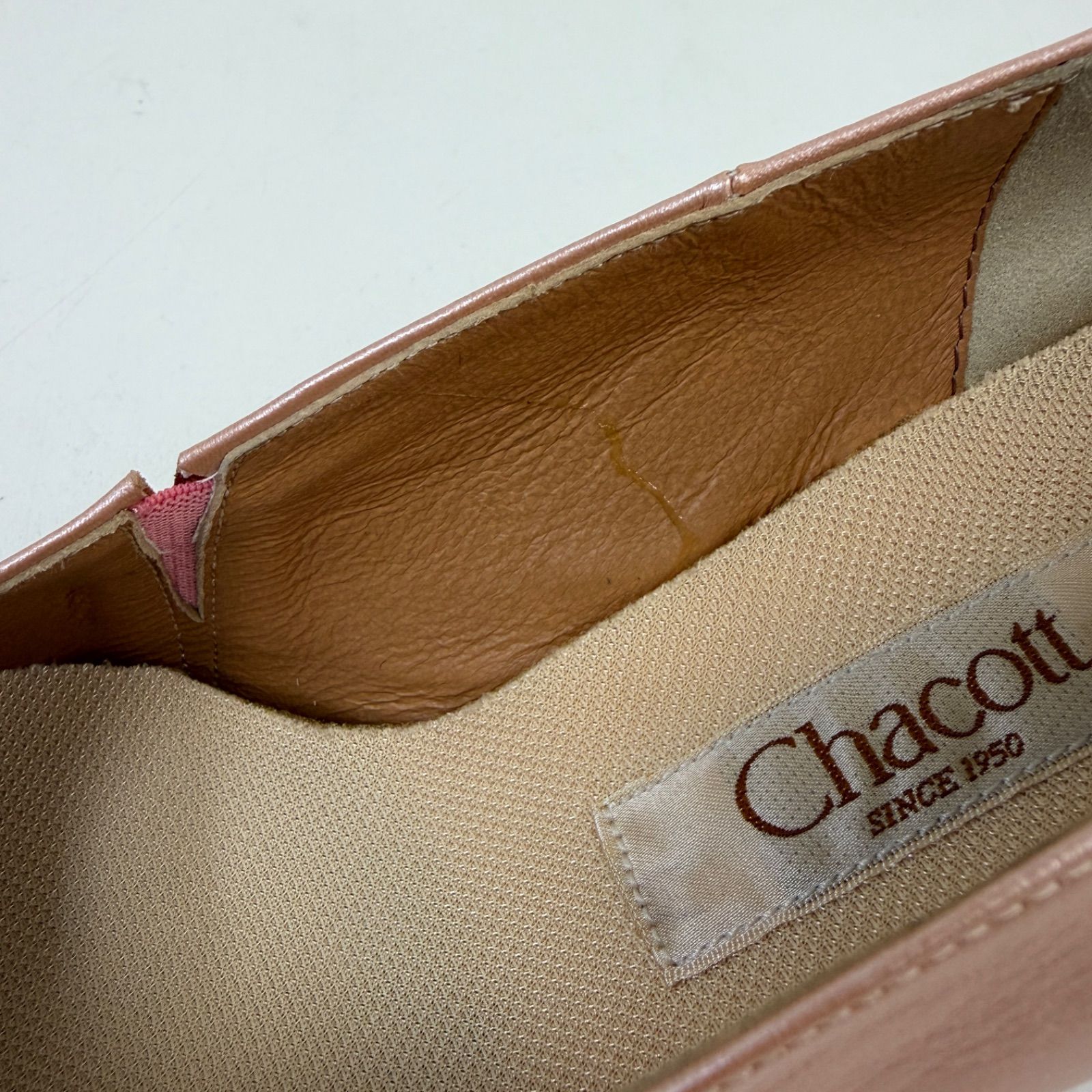 【Chacott】 社交ダンス ダンスシューズ パンプス パーレルピンク #5600 24.5cm チャコット 未使用品