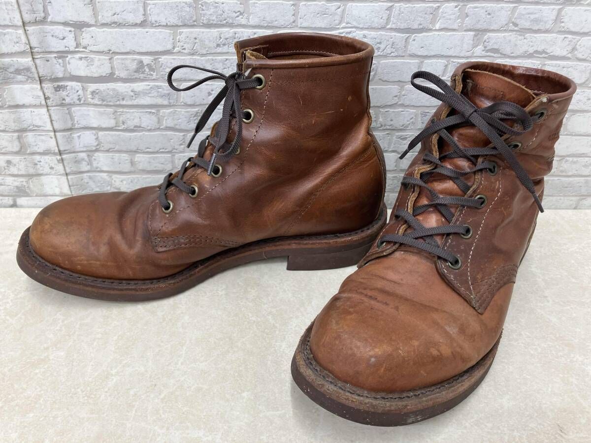CHIPPEWA チペワ ワークブーツ 6ホールブーツ サイズ8D ブラウン