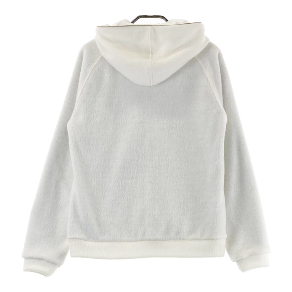 サイズ：38 LANVIN SPORT ランバン スポール 裏地付 起毛 ジップパーカー ホワイト系 [240101675606] ゴルフウェア レディース ストスト