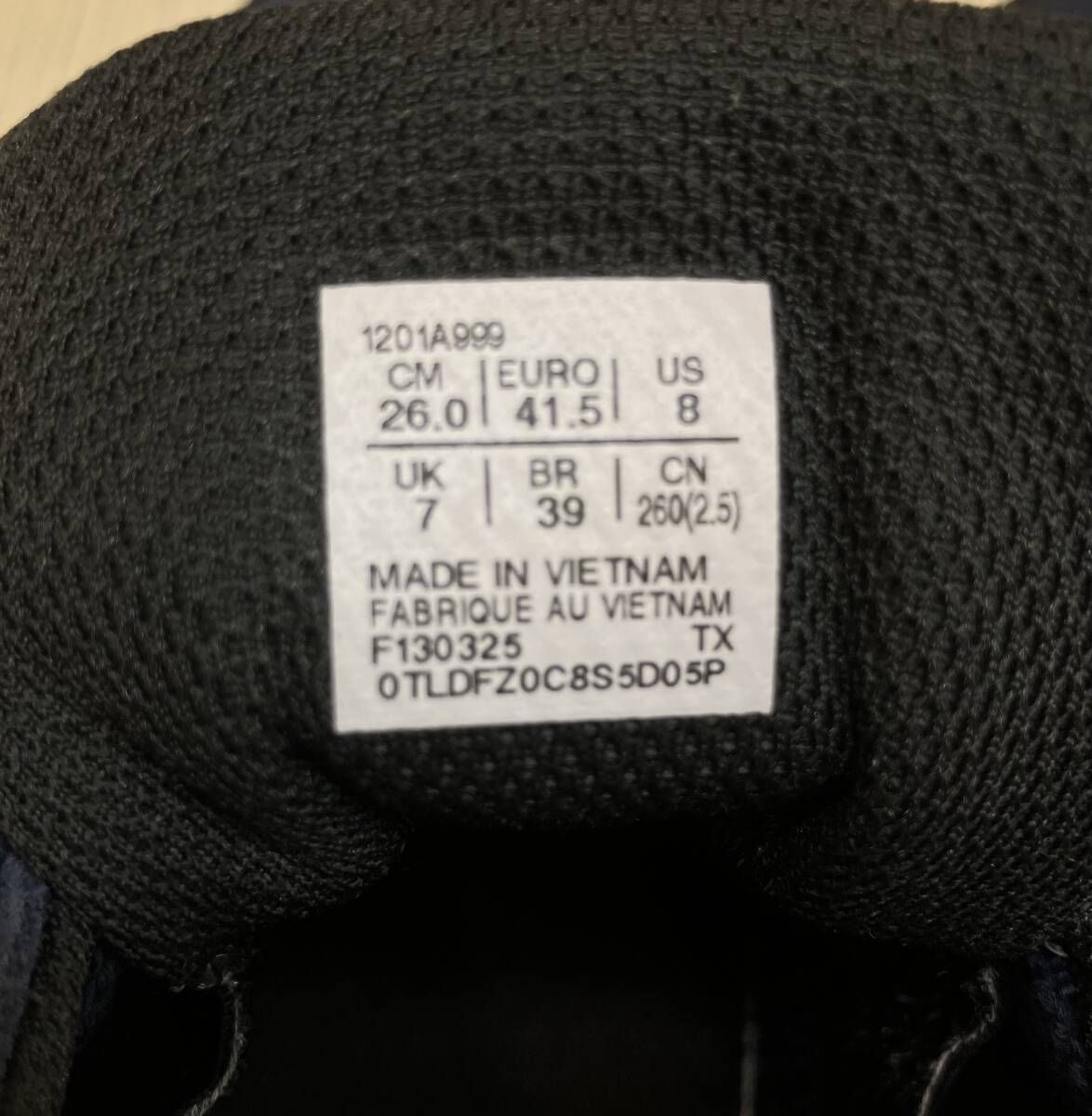 ★ ASICS アシックス スニーカー 1201A999 サイズ26cm ネイビー 通年