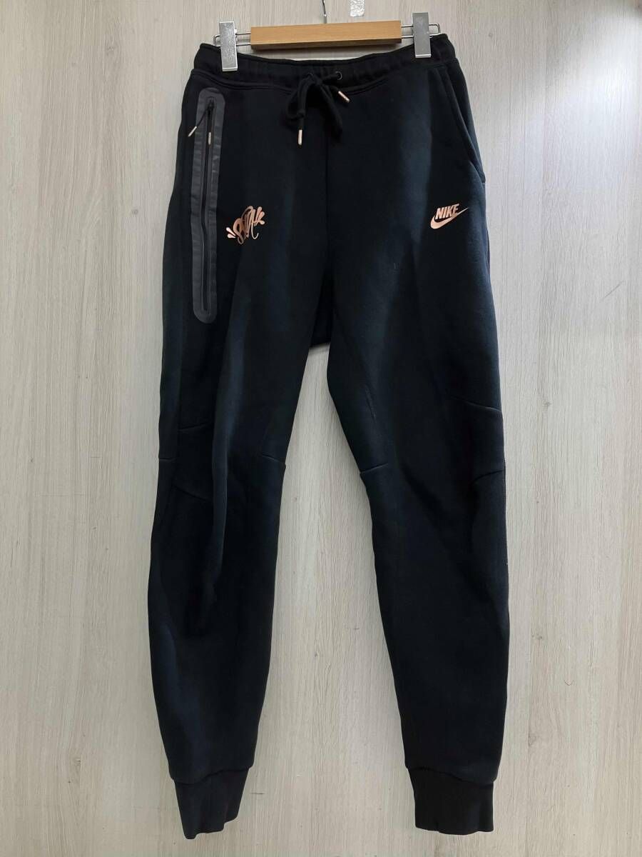 通年 NIKE×Central Cee Tech Fleece Jogger Pants ラックフリース ジョガーパンツ トラックパンツ HQ3749-010 Sサイズ ブラック