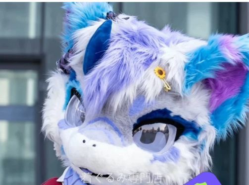 犬　猫　着ぐるみ ヘッド全頭　ヘッド ケモノ ファースーツ ぬいぐるみ コスプレ コスチューム Kurumi 一点物 B715