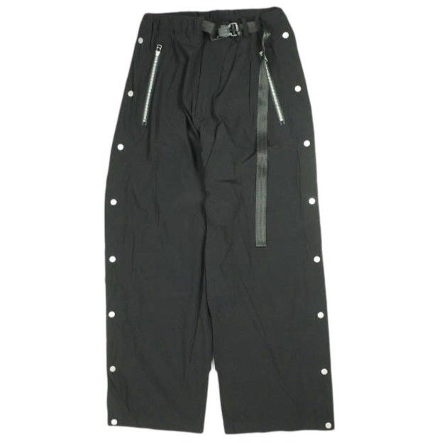 Danke Schon ダンケシェーン 24SS PREMIUM撥水SN SNAP BUTTUN PANTS スナップボタンパンツ 24S-PTL008-DS L BLACK イージー ボトムス g26345