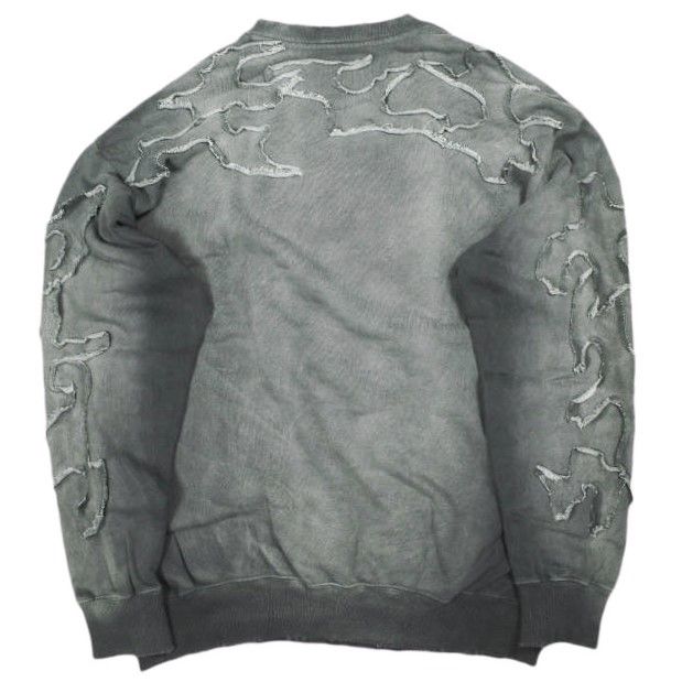 Danke Schon ダンケシェーン 24AW SPRAYED CREW NECK SWEAT スプレー 