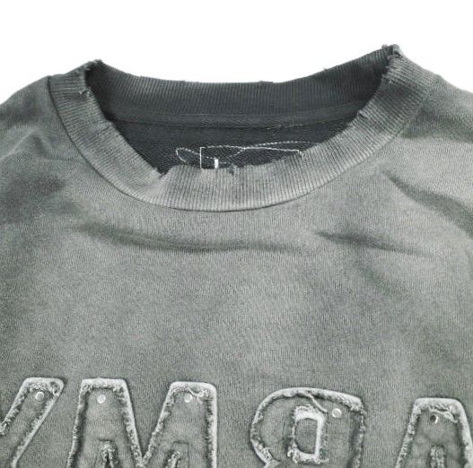 Danke Schon ダンケシェーン 24AW SPRAYED CREW NECK SWEAT スプレー 