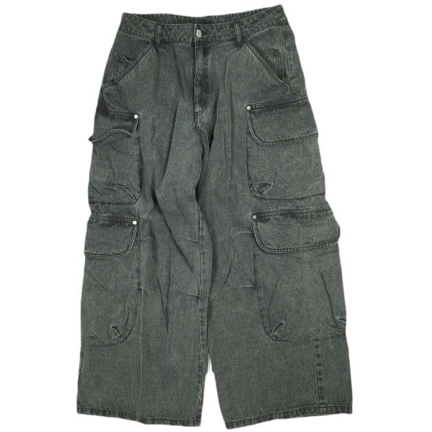 Danke Schon ダンケシェーン 12OZ CHEMICAL DENIM CARGO PANTS 12 