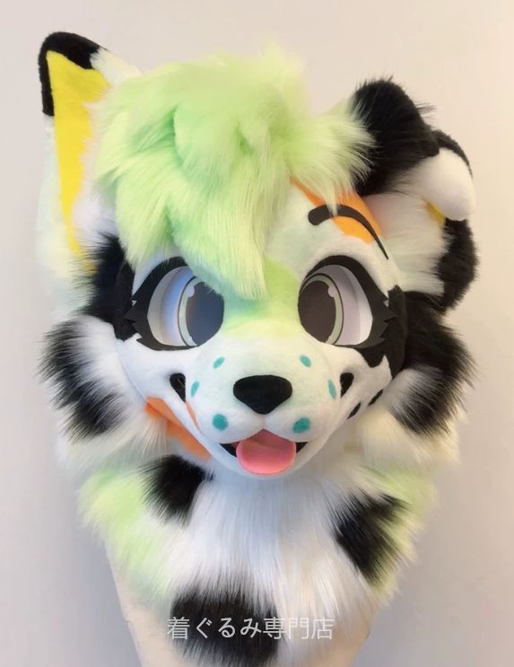 犬　猫　着ぐるみ ヘッド全頭　ヘッド ケモノ ファースーツ ぬいぐるみ コスプレ コスチューム Kurumi 一点物 B721