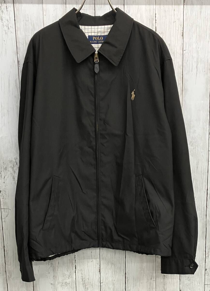 POLO RALPH LAUREN スウィングトップ ラルフローレン ブルゾン ハリントンジャケット ブラック size L