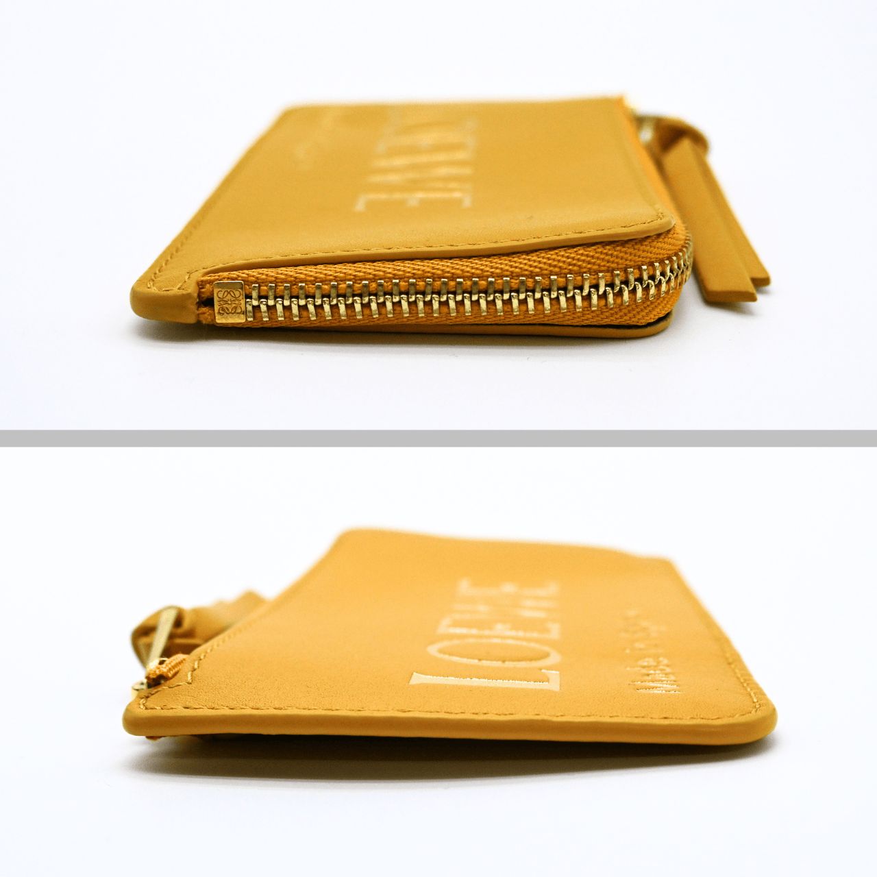 LOEWE ロエベ コインカードホルダー イエロー レザー フラグメント