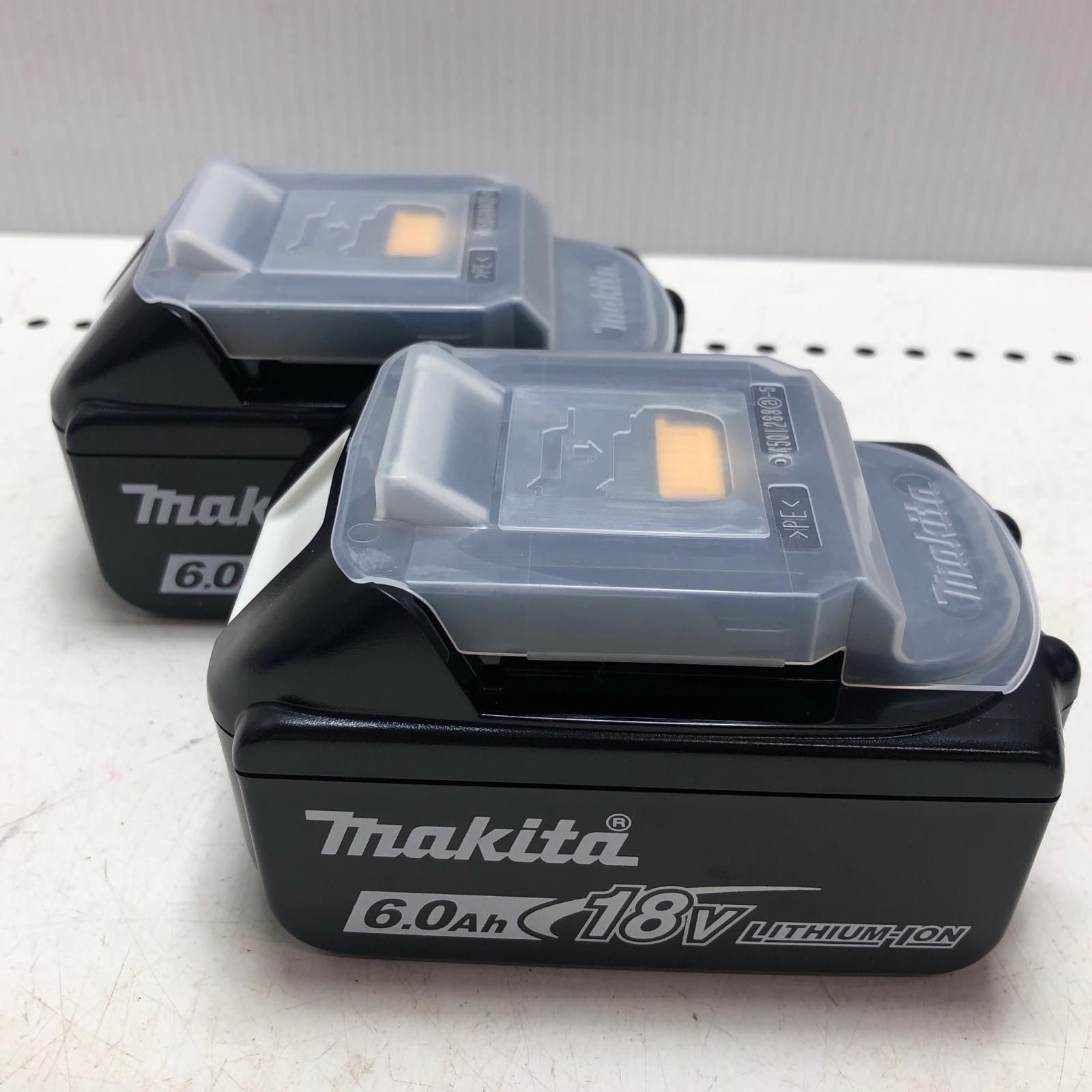 MAKITA マキタ バッテリー18v 6.0Ah 2個セット BL1860B ブラック