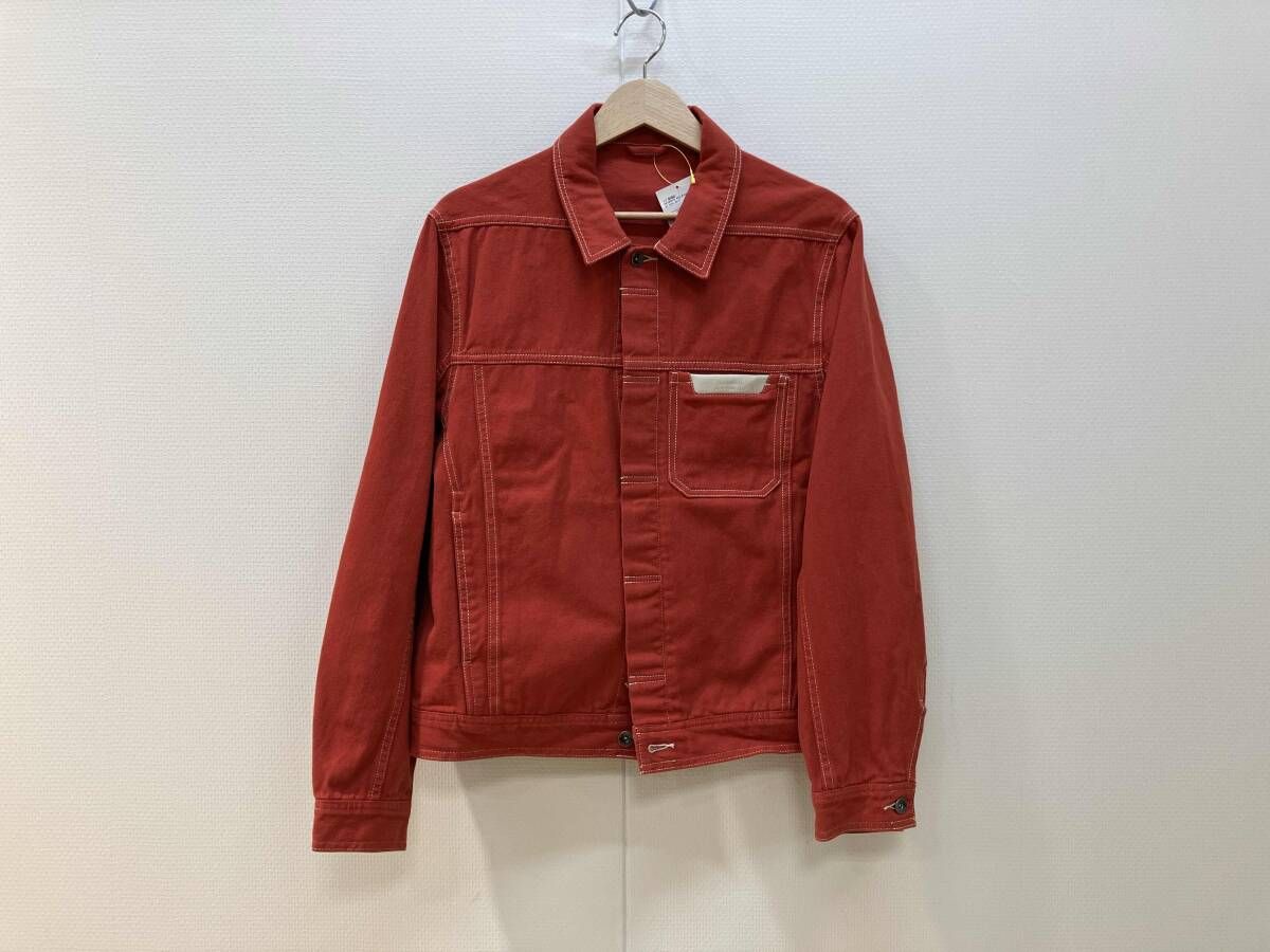 Saturdays NYC サタデーズ ニューヨークシティ デニムジャケット Gジャン サイズS 橙 オレンジ BBL-10040-A メンズ コットン