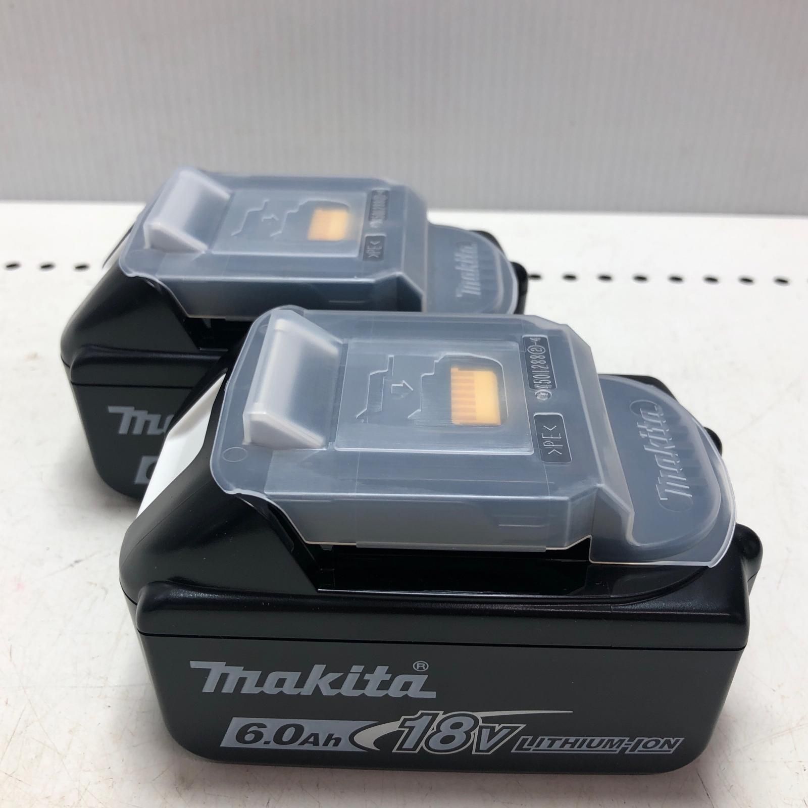 MAKITA マキタ バッテリー18v 6.0Ah 2個セット BL1860B ブラック