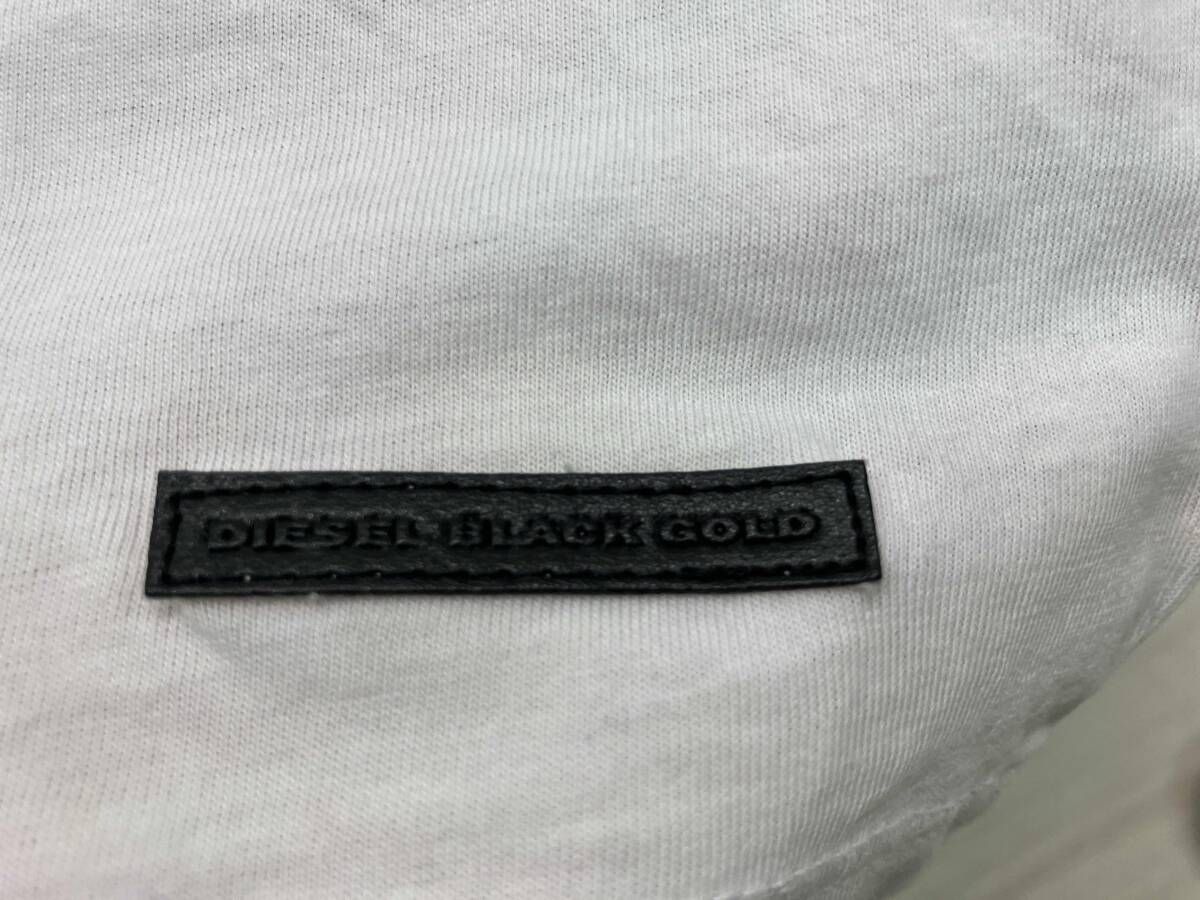 DIESELディーゼル BLACKGOLD / RN93423 半袖Tシャツ / ホワイト・サイズM